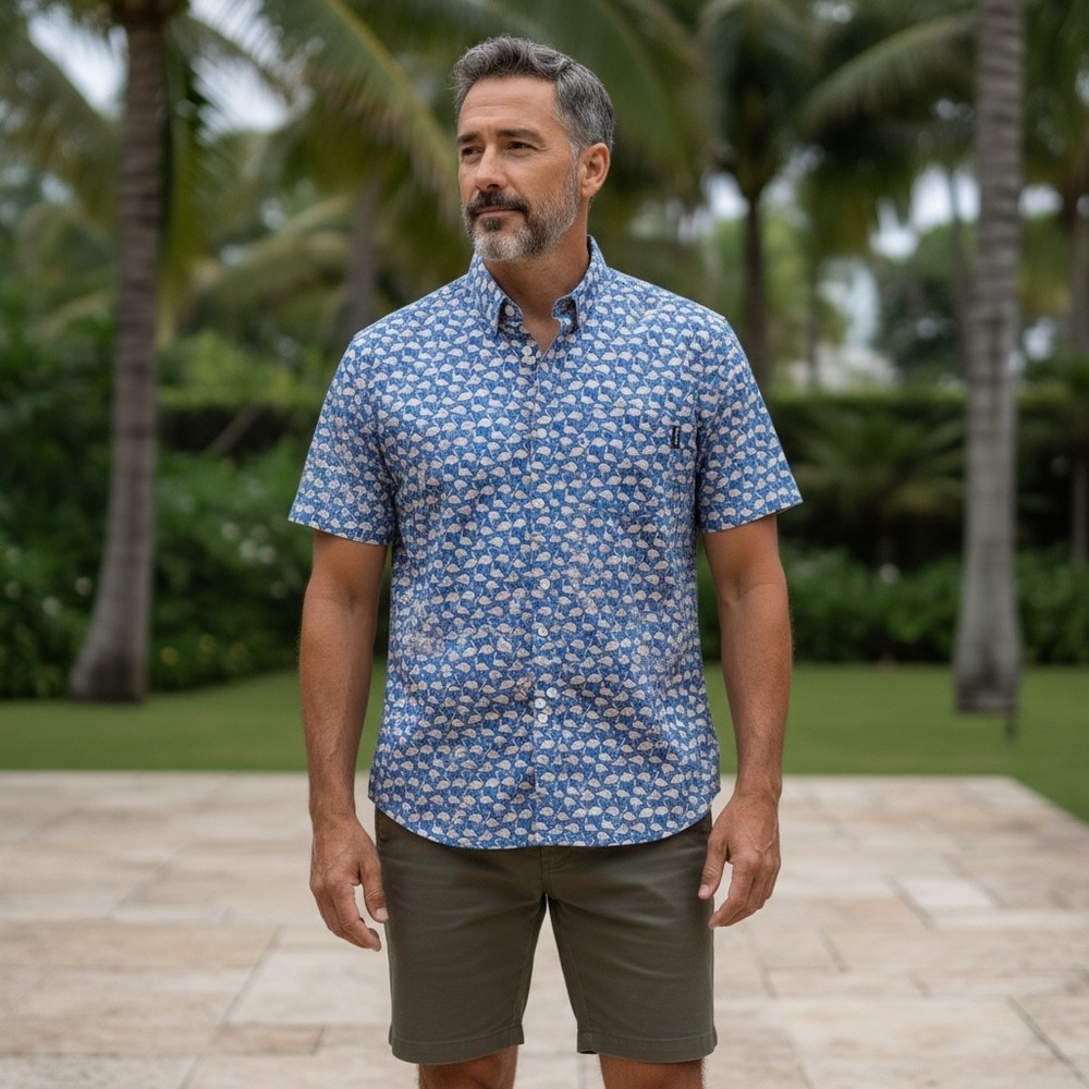 Chubbies Flamingo Short Sleeve Button‎ Down Shirt Fun Beach Unique Medium